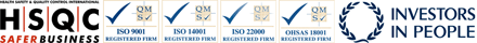 ISO 9001 Registered Firm - HSQC Certified - Investor In People